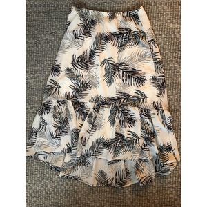 Black and white skirt